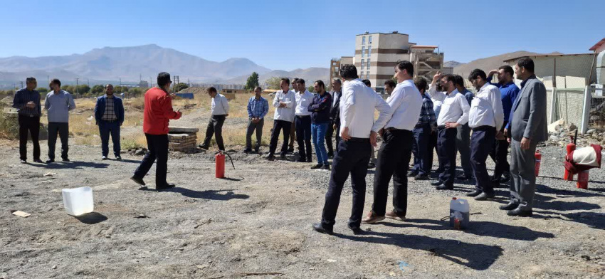 برگزاری دوره آموزشی سامانه های اعلان و اطفا حریق