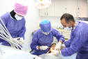 استقرار کلینیک سیار دندانپزشکی در مرکز خدمات جامع سلامت روستای وفس شهرستان کمیجان