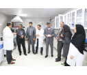 بازدید دکتر زیلابی از آزمایشگاه بهداشت حرفه ای