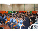 مراسم نواختن زنگ سلامت مدرسه