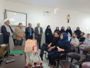 تجلیل از جوانان در حال آموزش هنگام ازدواج و مادران باردار در مرکز پیله‌وری به مناسبت هفته جوانی جمعیت