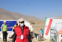 گزارش تصویری/ خدمات رسانی حوزه بهداشت دانشگاه علوم پزشکی اراک در مانور سراسری «اقتدار آفتاب» در منطقه کوکبیه شازند