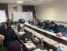 جلسه پایش شاخص های بهداشتی شهرستان فراهان، سالن جلسات بیمارستان فرهنگ خسروانی، ۲۷ دی ماه