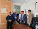 بازدید دکتر زیلابی باتفاق گوهری از شبکه بهداشت شهرستان شازند