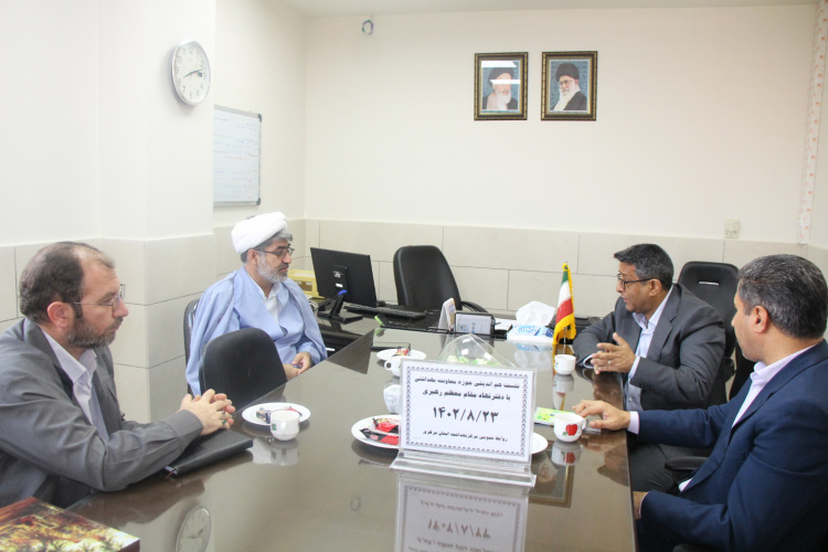 نشست هم اندیشی سرپرست معاونت بهداشتی با دفتر نهاد مقام معظم رهبری، مرکز بهداشت استان مرکزی، ۲۳ آبان ماه