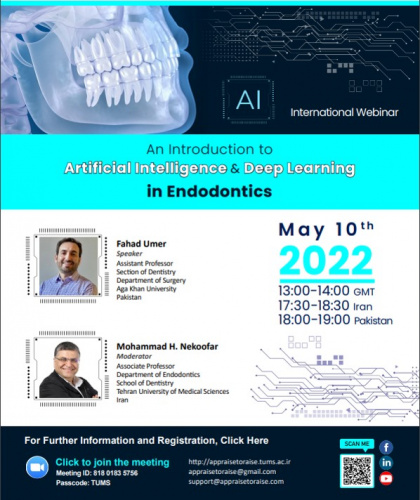 &quot;An Introduction to Artificial Intelligence & Deep Learning In Endodontics&quot;